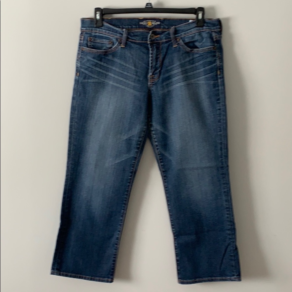 ☘️☘️Lucky Brand sweet & crop ankle carpis/jeans